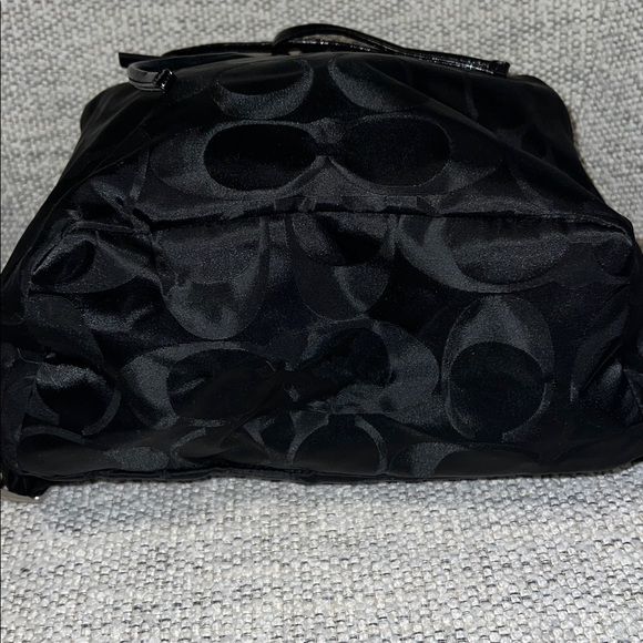 Coach Backpack Signature Black Nylon - Picture 5 of 10